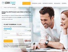 Tablet Screenshot of loanstart.com